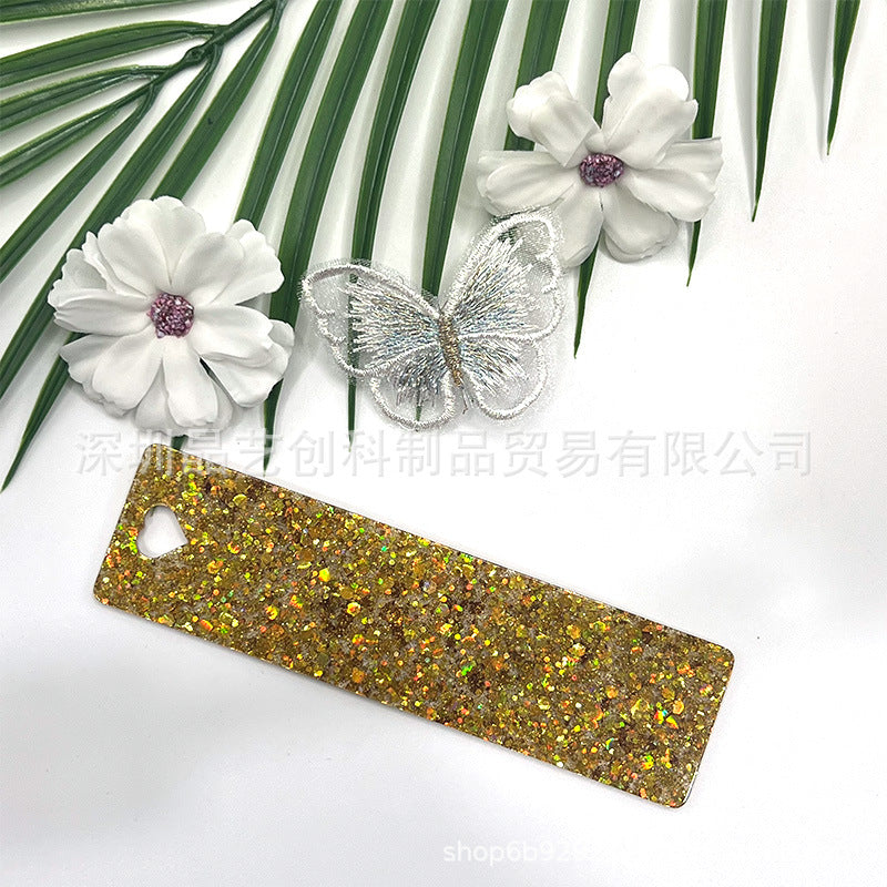 Wholesale 10pcs/pack Starry Sky Series Acrylic Bookmark DIY Pendant